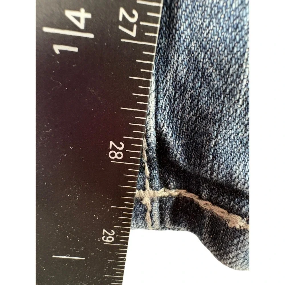 Rock & Roll Revolver Slim Straight Leg Jeans Mens 36x30 Blue Denim Cotton Casual